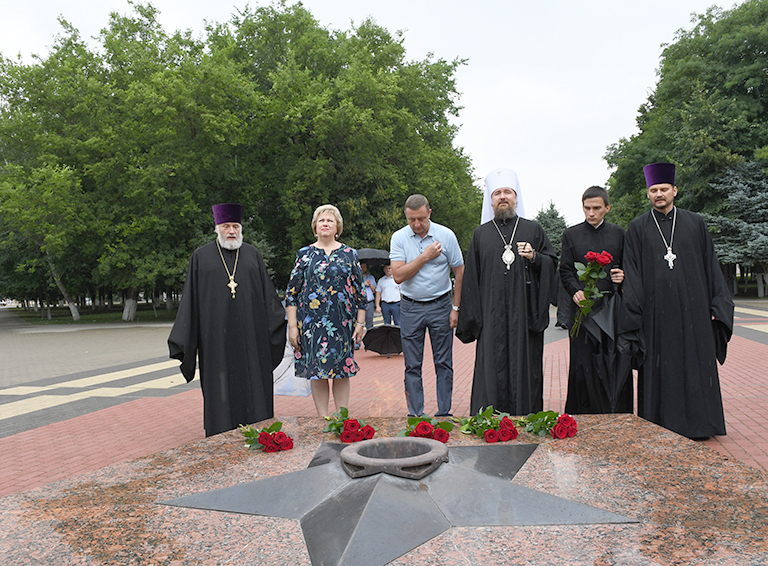 Сегодня в Белореченске с рабочим визитом побывал митрополит Екатеринодарский и Кубанский Григорий