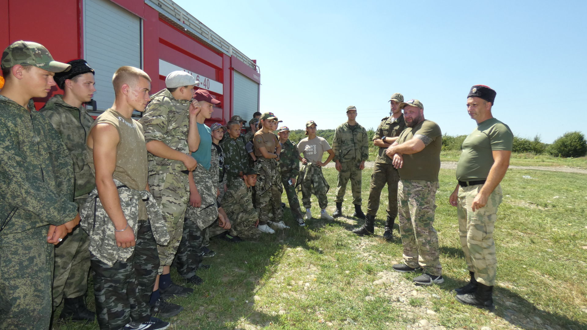 Казаки Белореченского РКО приняли участие в ежегодных военно-полевых сборах