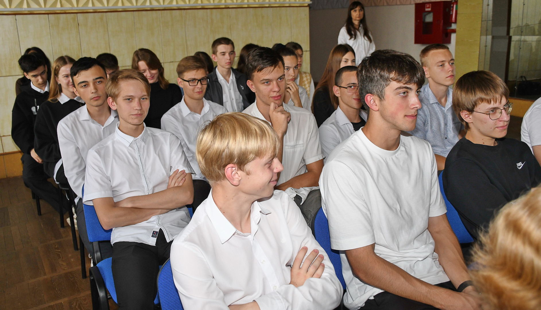 Белореченский межрайонный прокурор Игнат Ус провел встречу с гимназистами