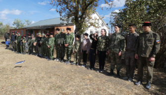 В Родниковском поселении прошли соревнования среди казачьей молодёжи БРКО