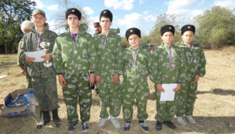 В Родниковском поселении прошли соревнования среди казачьей молодёжи БРКО