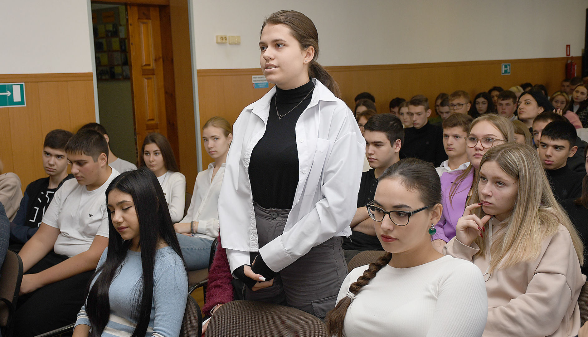 Глава Белореченского района повстречался со студентами кооперативного техникума