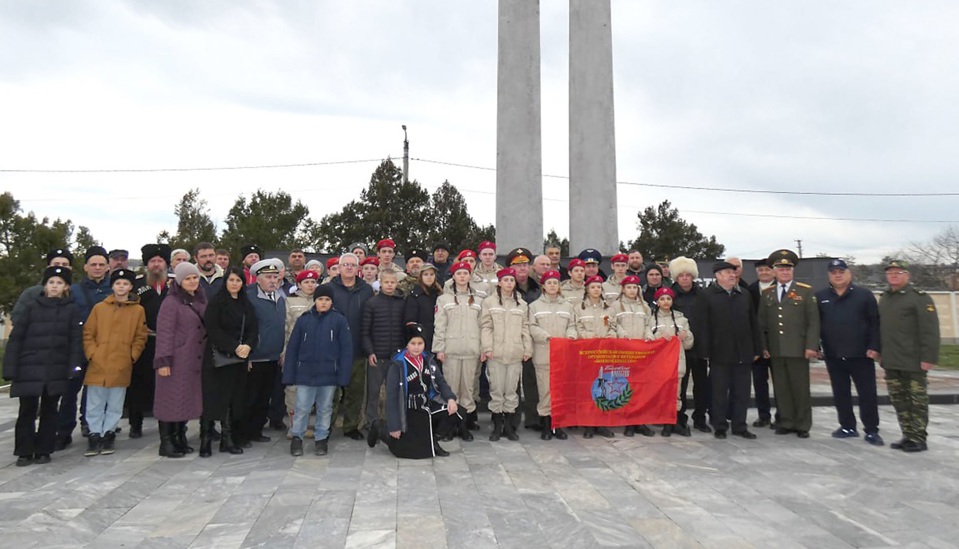 Казаки Белореченского РКО почтили память воинов, погибших в локальных конфликтах