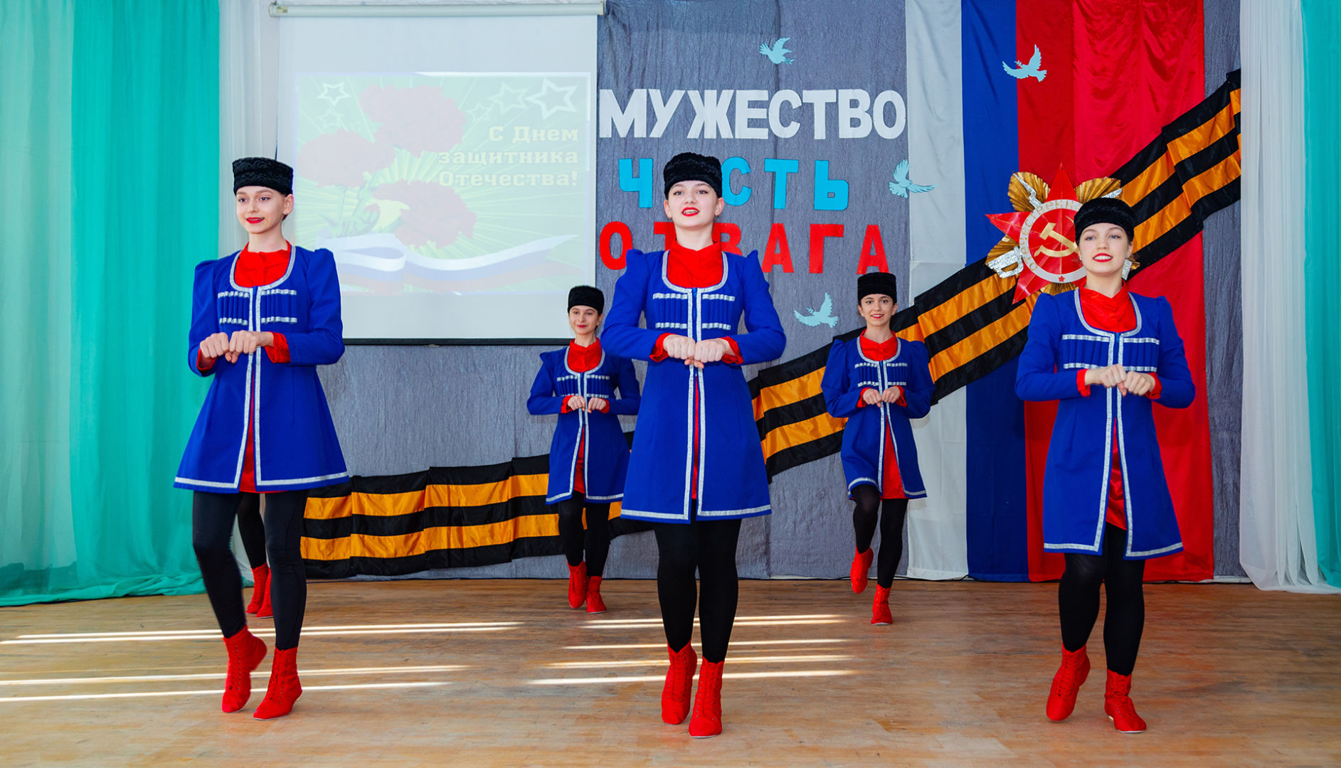 В Центре творчества Белореченска прошло мероприятие ко Дню защитника Отечества