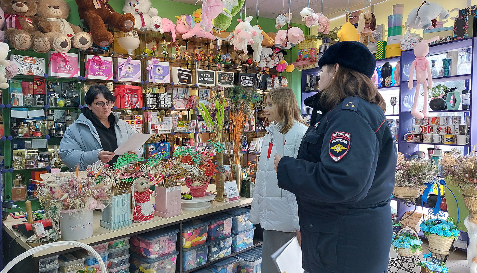 Визит белореченских участковых полиции в профилактических целях