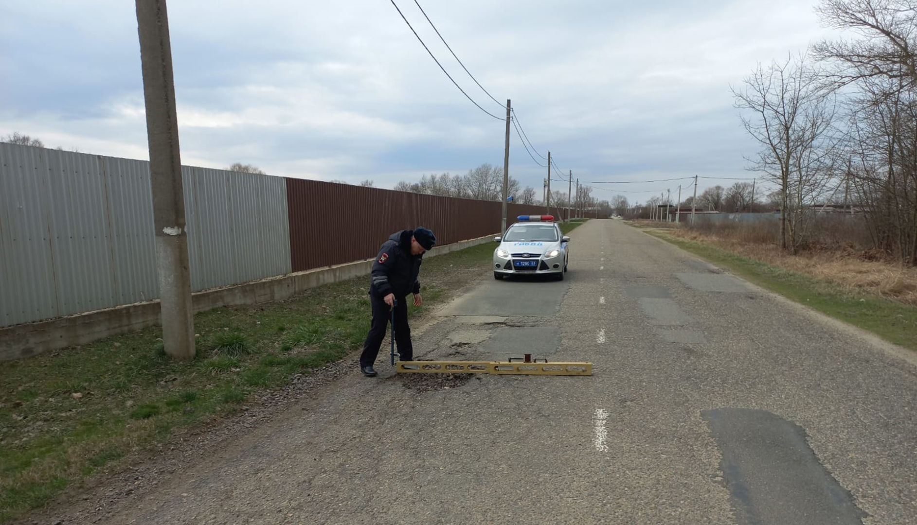 Белореченские автоинспекторы проверяют улично-дорожную сеть вблизи мест голосования
