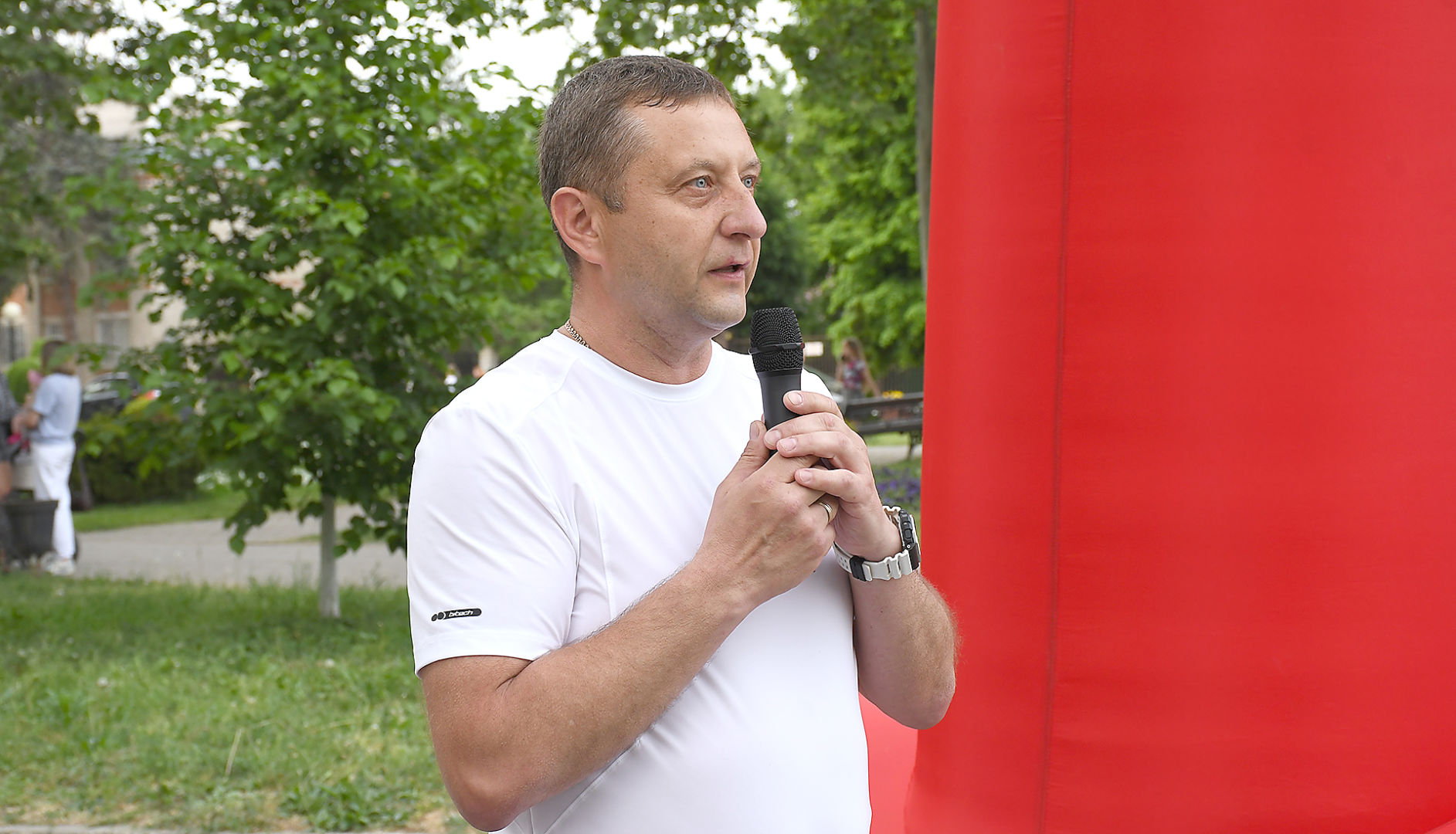 В Белореченске состоялся велопарад в честь приближающегося Дня Победы