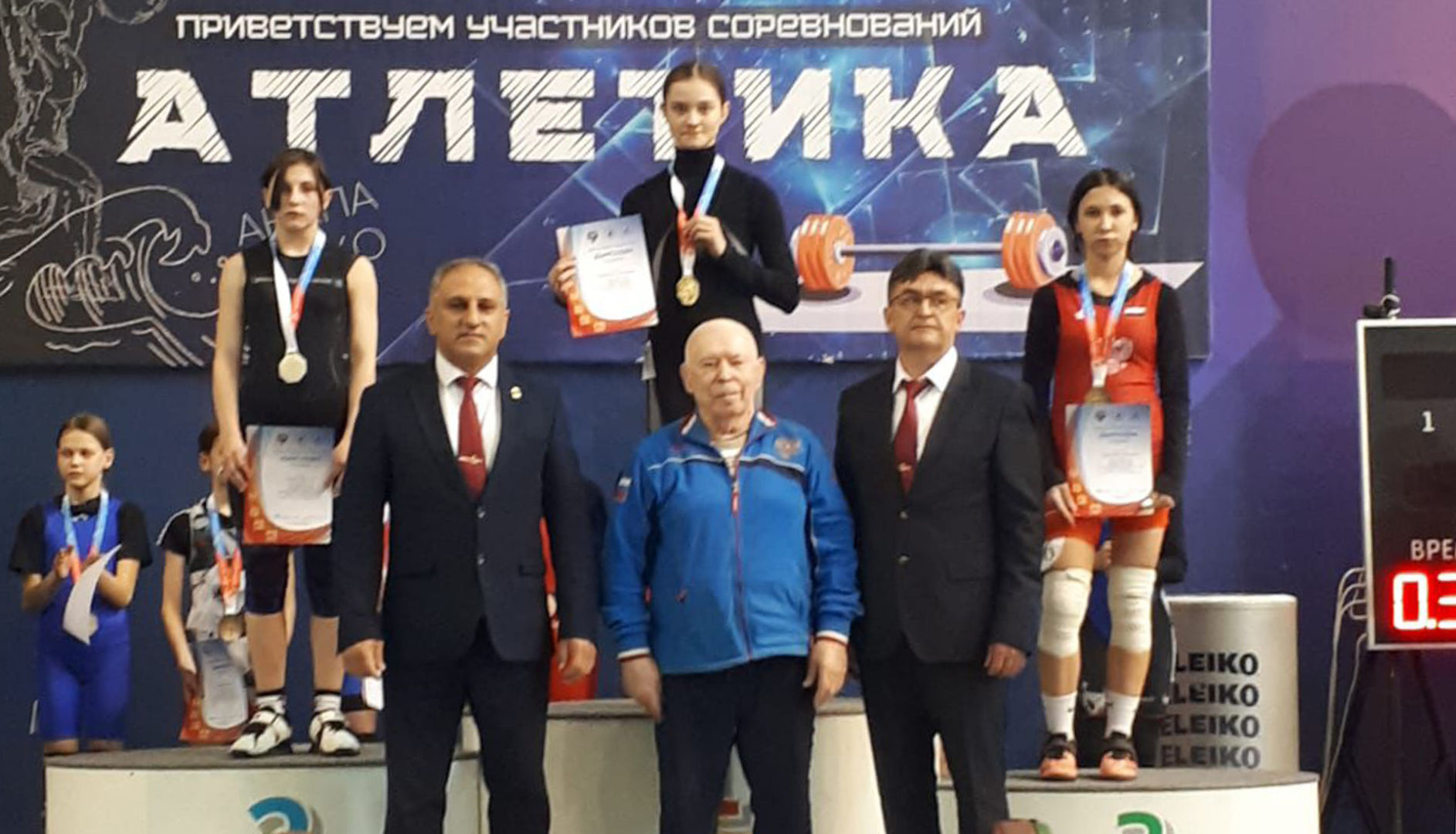 Имена белореченских тяжелоатлетов теперь в списке победителей и призёров ЮФО