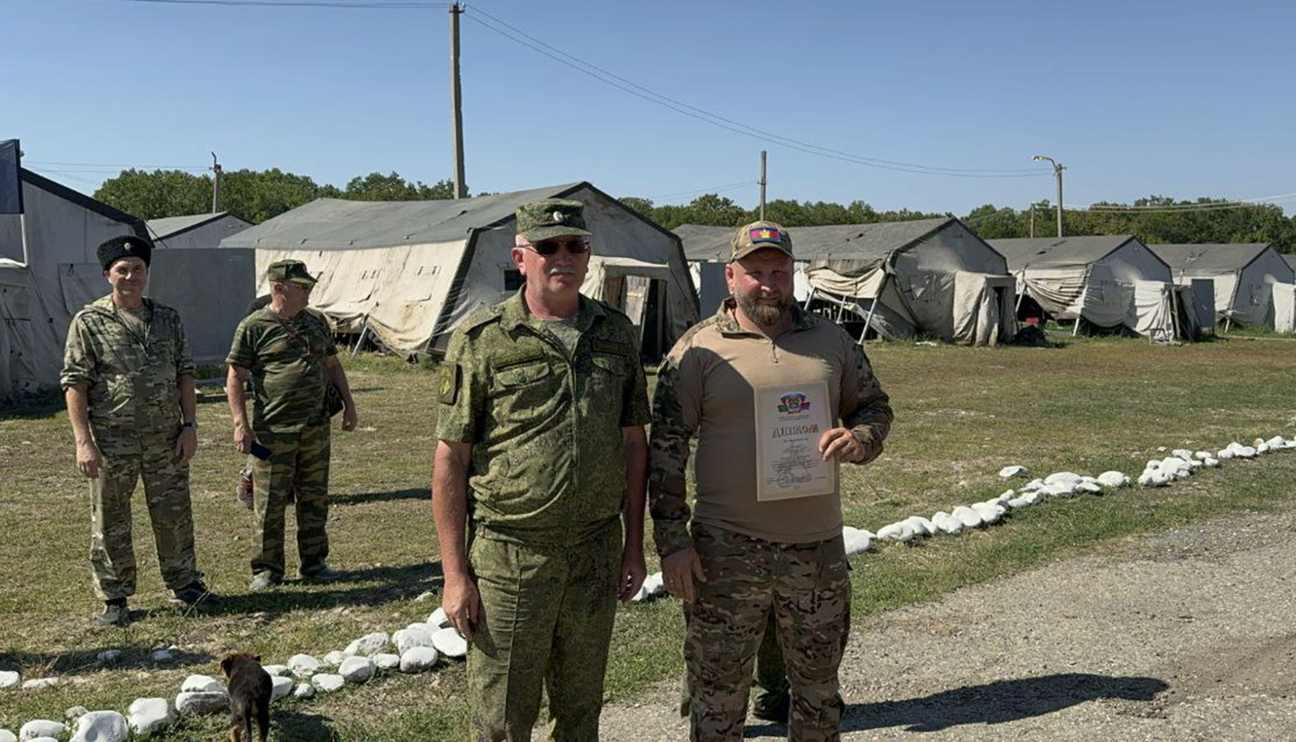 На военно-полевых сборах белореченские казаки одержали победу в командном зачёте