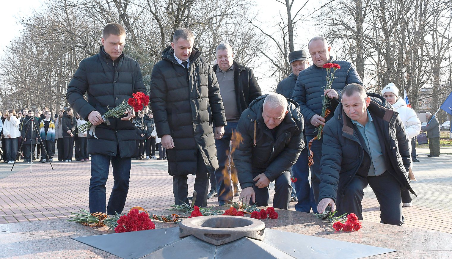 День Героев Отечества белореченцы отметили в парке Победы