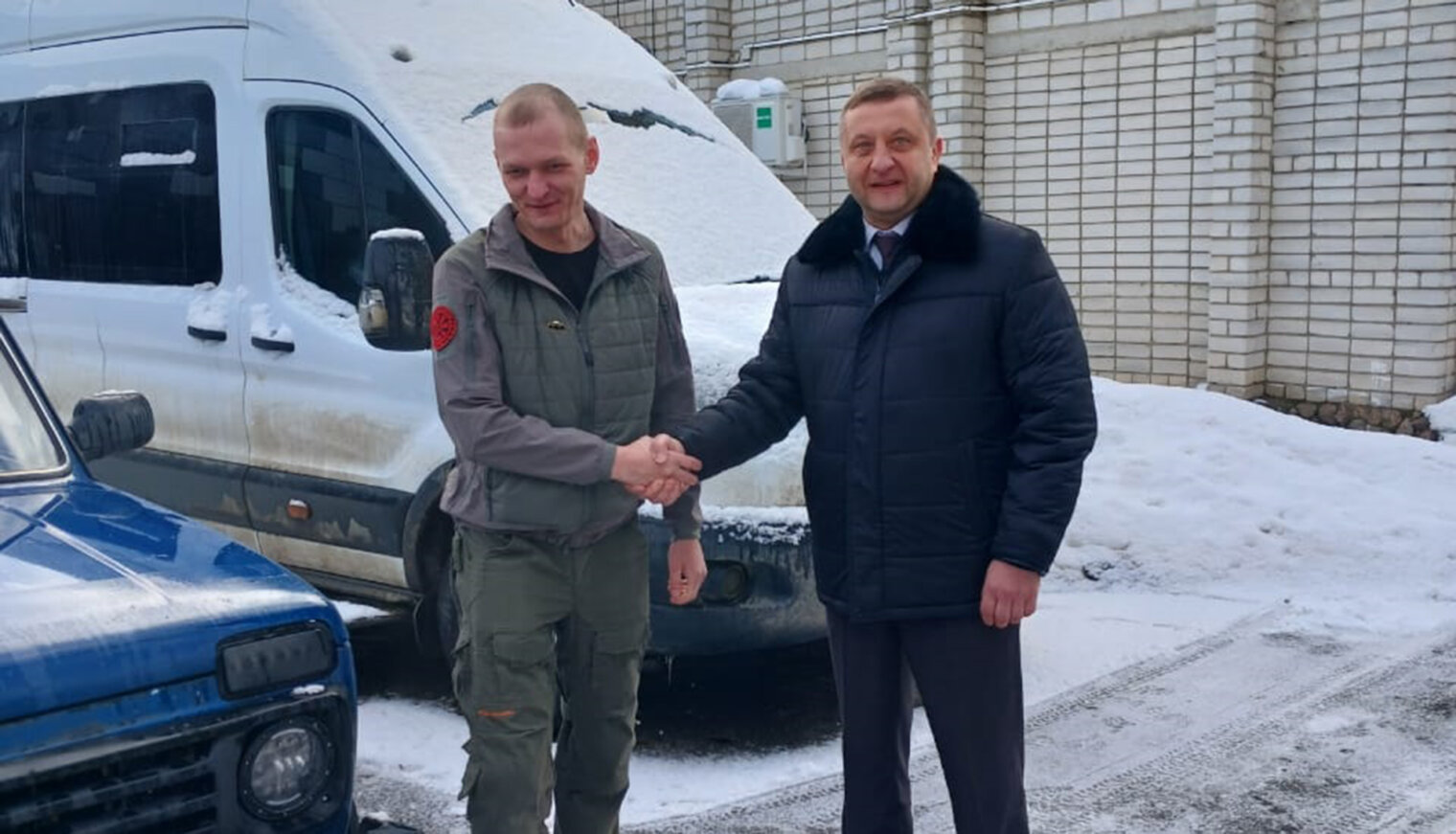 Переданная воинам «Нива» доставит им привет от белореченцев