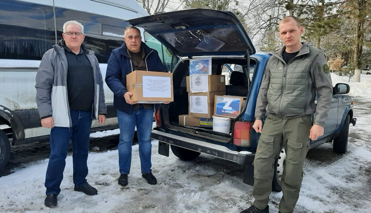Переданная воинам «Нива» доставит им привет от белореченцев
