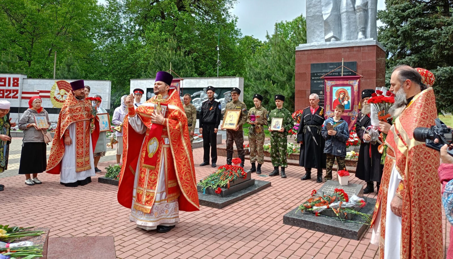 Престольный праздник храма Георгия Победоносца отметили православные белореченцы