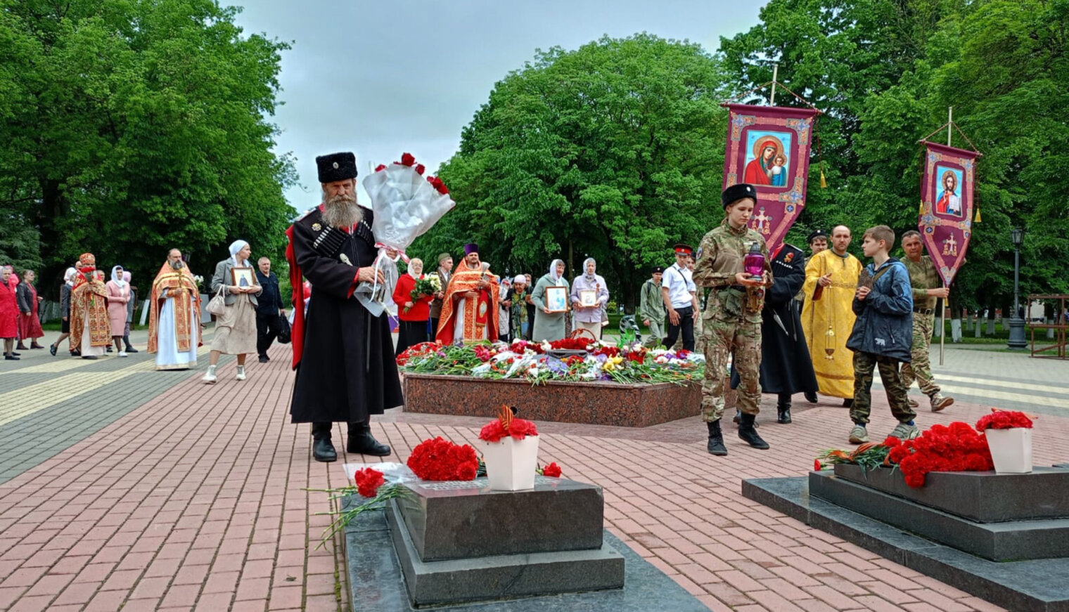Престольный праздник храма Георгия Победоносца отметили православные белореченцы