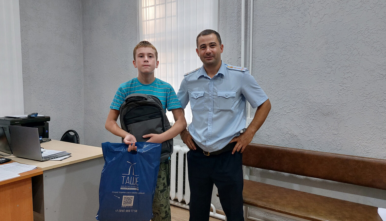 В Белореченске помогли детям из многодетных семей собраться в школу