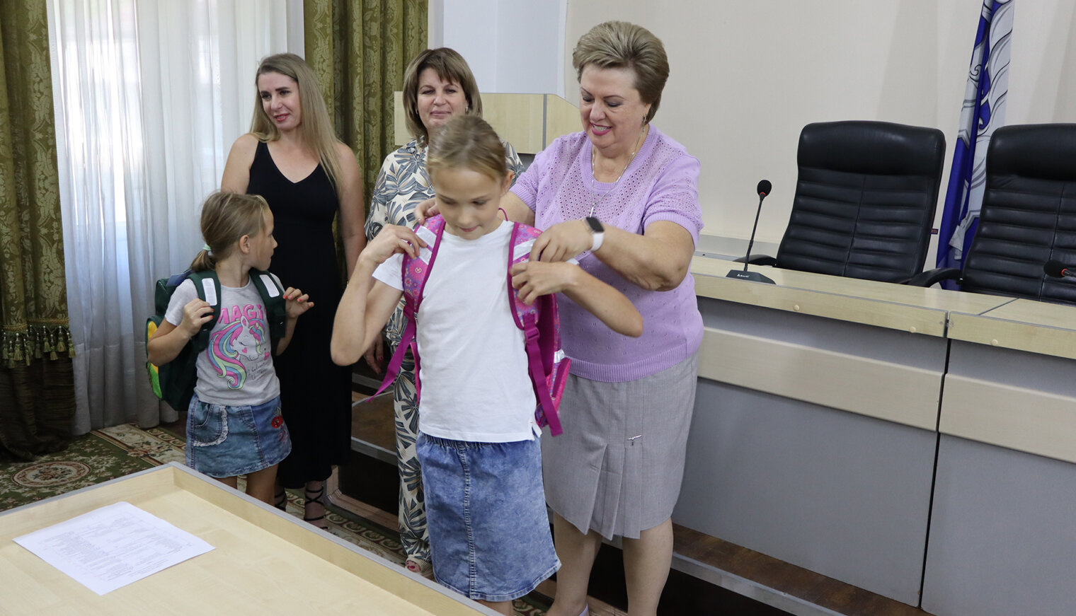 В Белореченском районе депутаты подарили школьникам радость нового учебного года