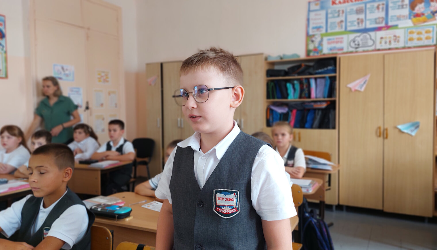 В Белореченске полицейские провели урок безопасности для школьников