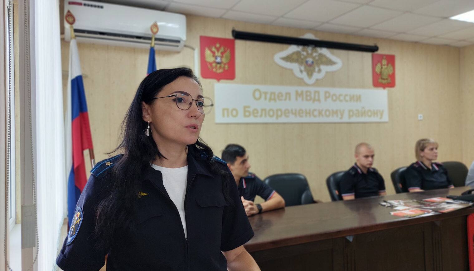 Белореченские школьники побывали на ознакомительной экскурсии в отделе МВД