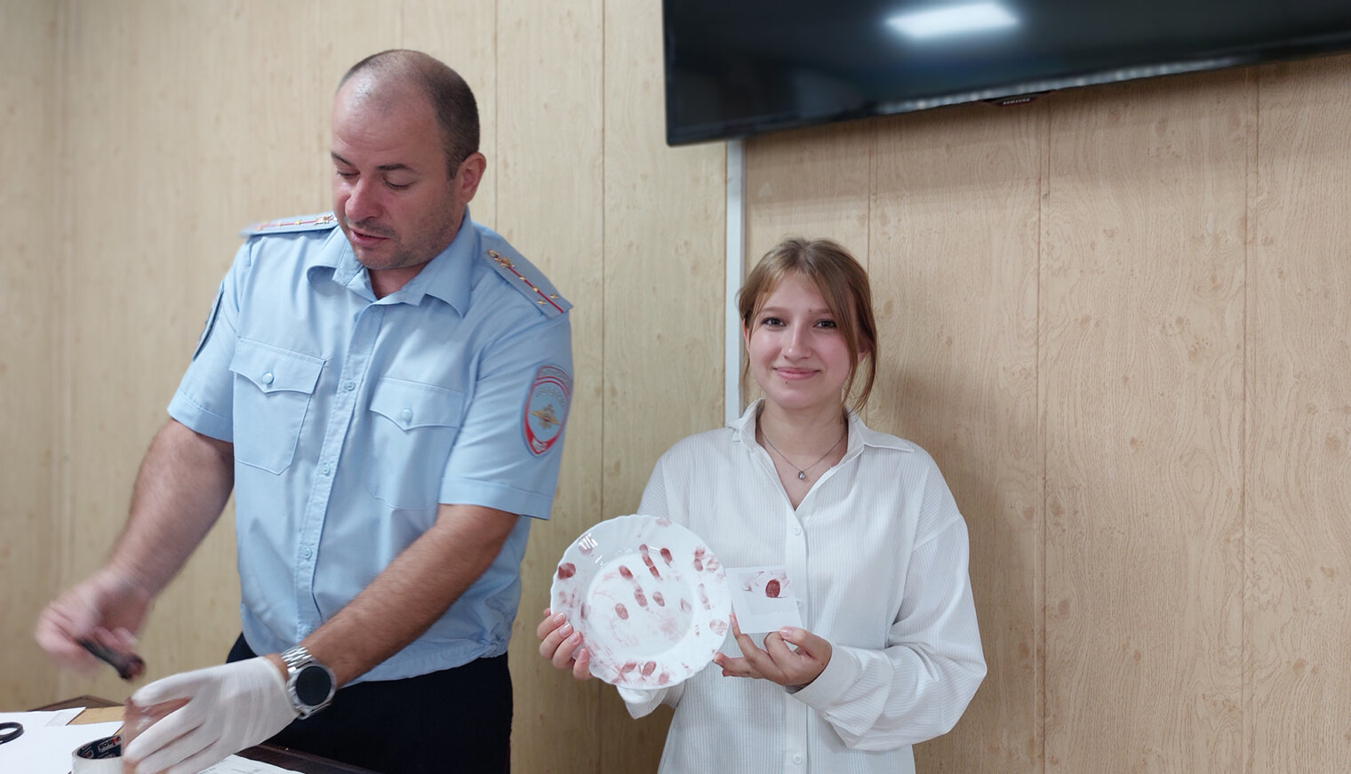 Белореченские школьники побывали на ознакомительной экскурсии в отделе МВД