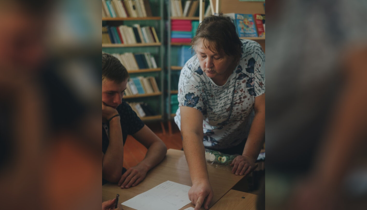 Библиотекарь бжедуховской школы №21 о работе с детьми