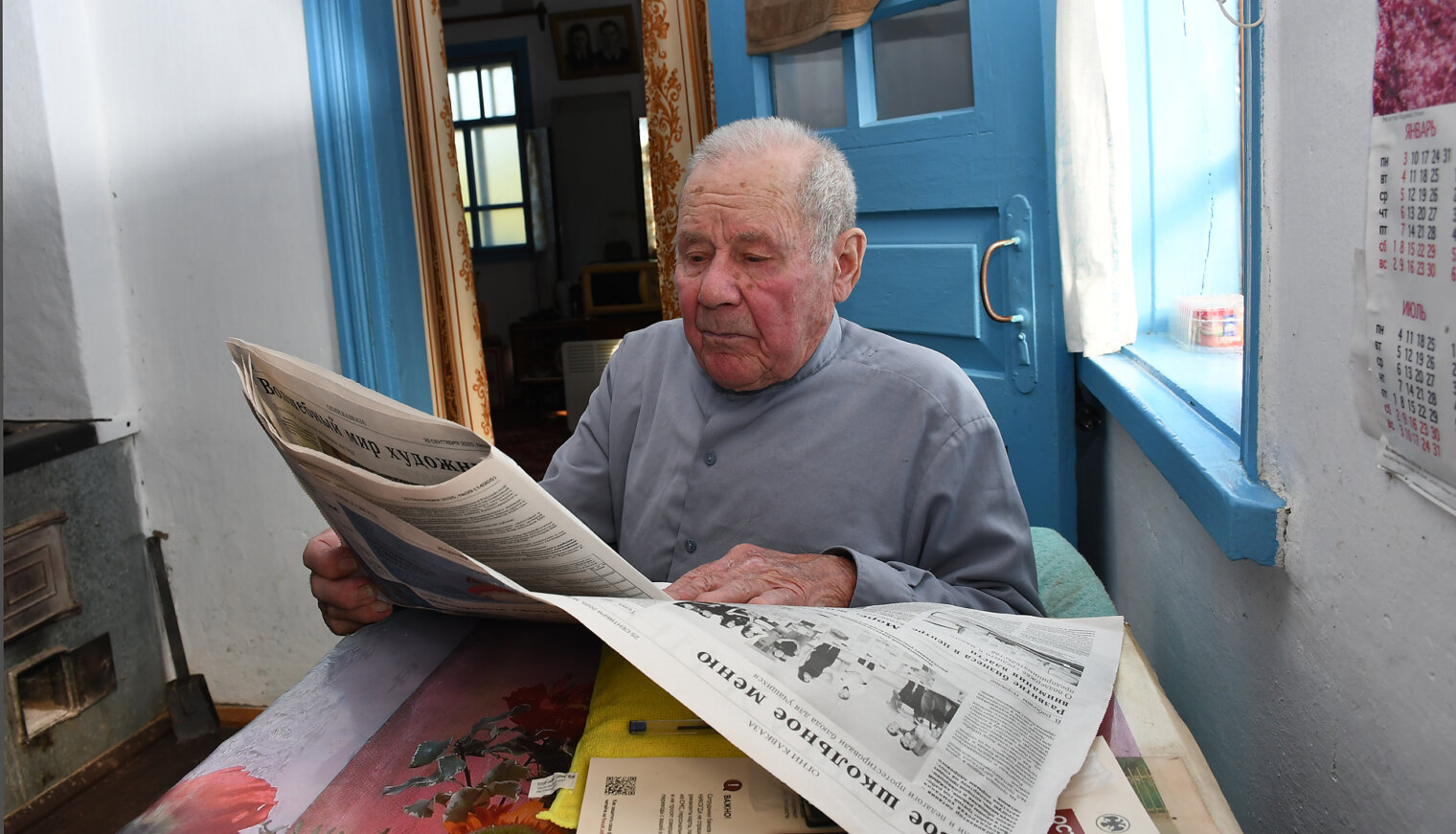 К старожилам Школьненского поселения праздник пришёл домой