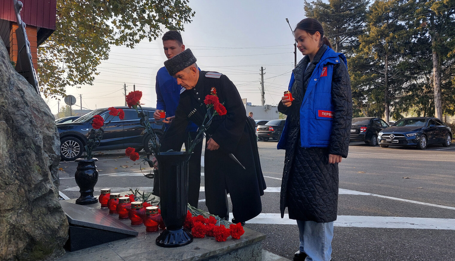 Белореченские полицейские почтили память погибших коллег