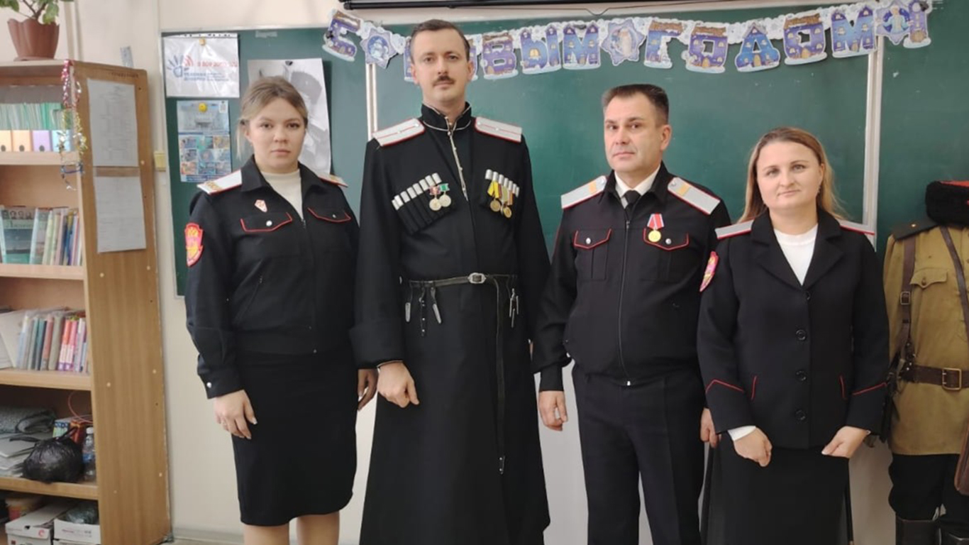 В Великовечном прошёл съезд отделения Союза казачьей молодёжи Кубани