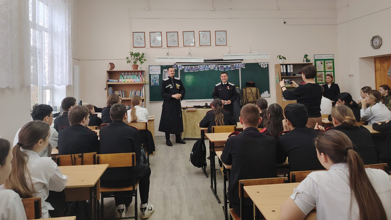 В Великовечном прошёл съезд отделения Союза казачьей молодёжи Кубани