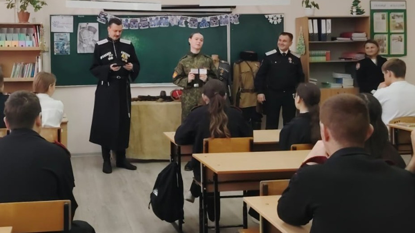 В Великовечном прошёл съезд отделения Союза казачьей молодёжи Кубани