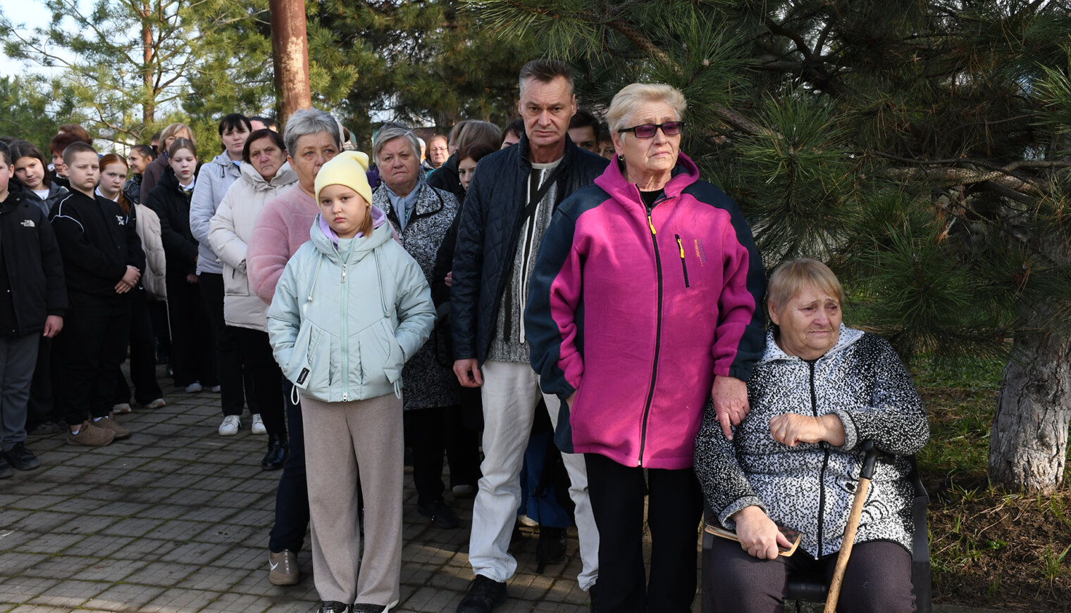 Аллея памяти земляков в селе Школьном