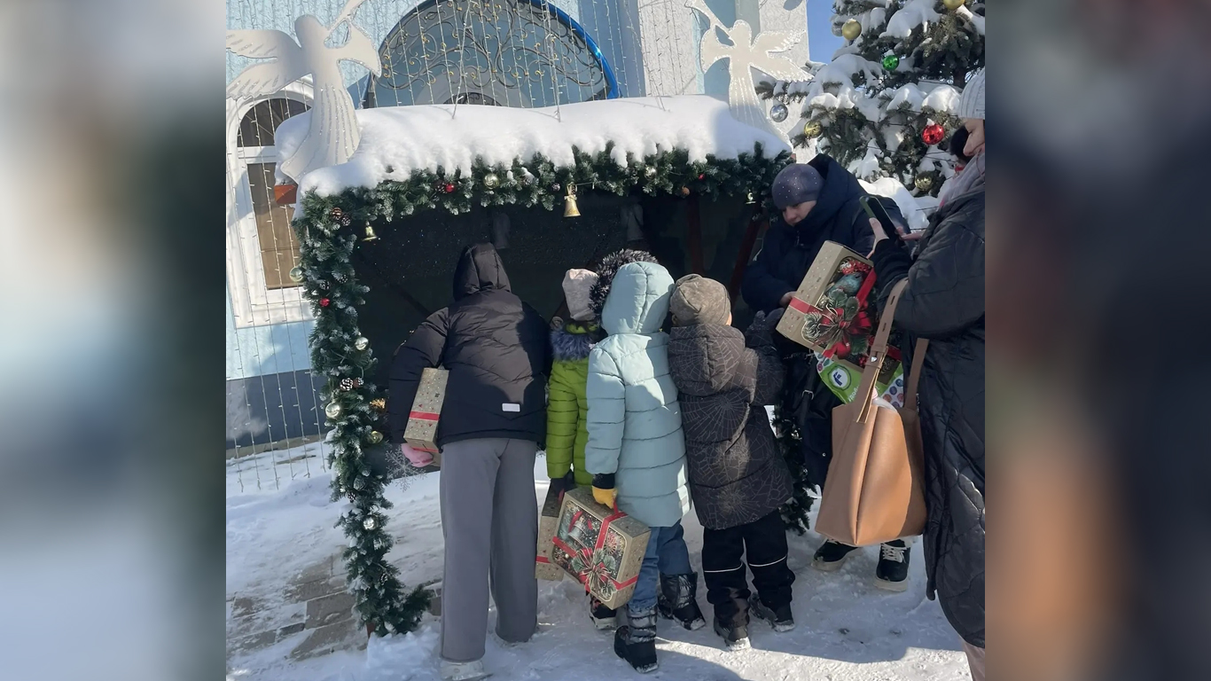 Воспитанники белореченского детсада на Крещение пошли в храм