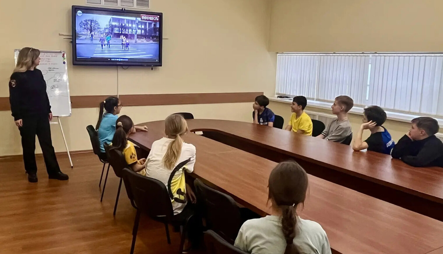 В спортивной школе Белореченска провели уроки дорожной безопасности