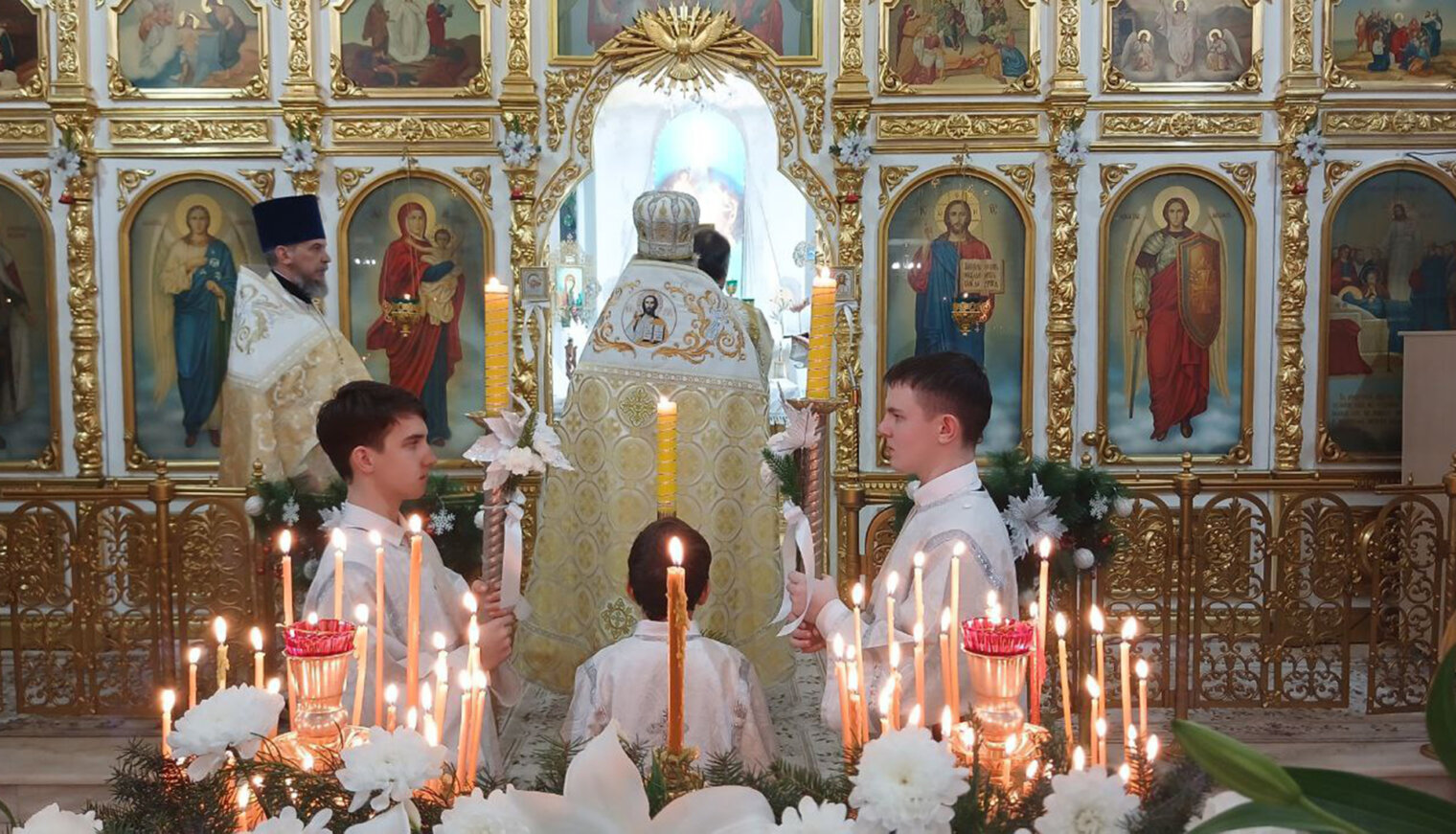 Белореченские православные христиане встретили Рождество Христово!
