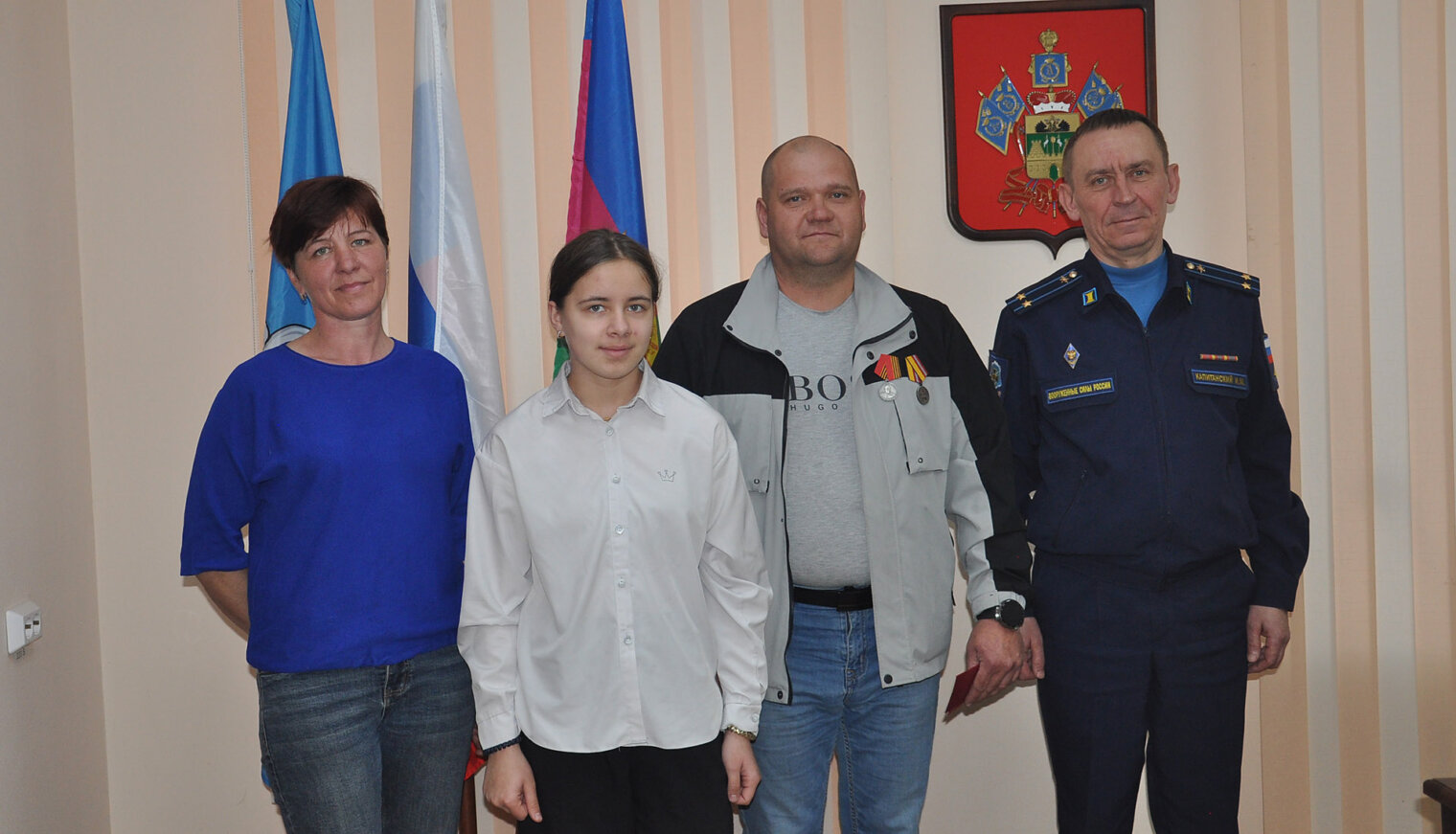 Моряку из станицы Бжедуховской вручили награды