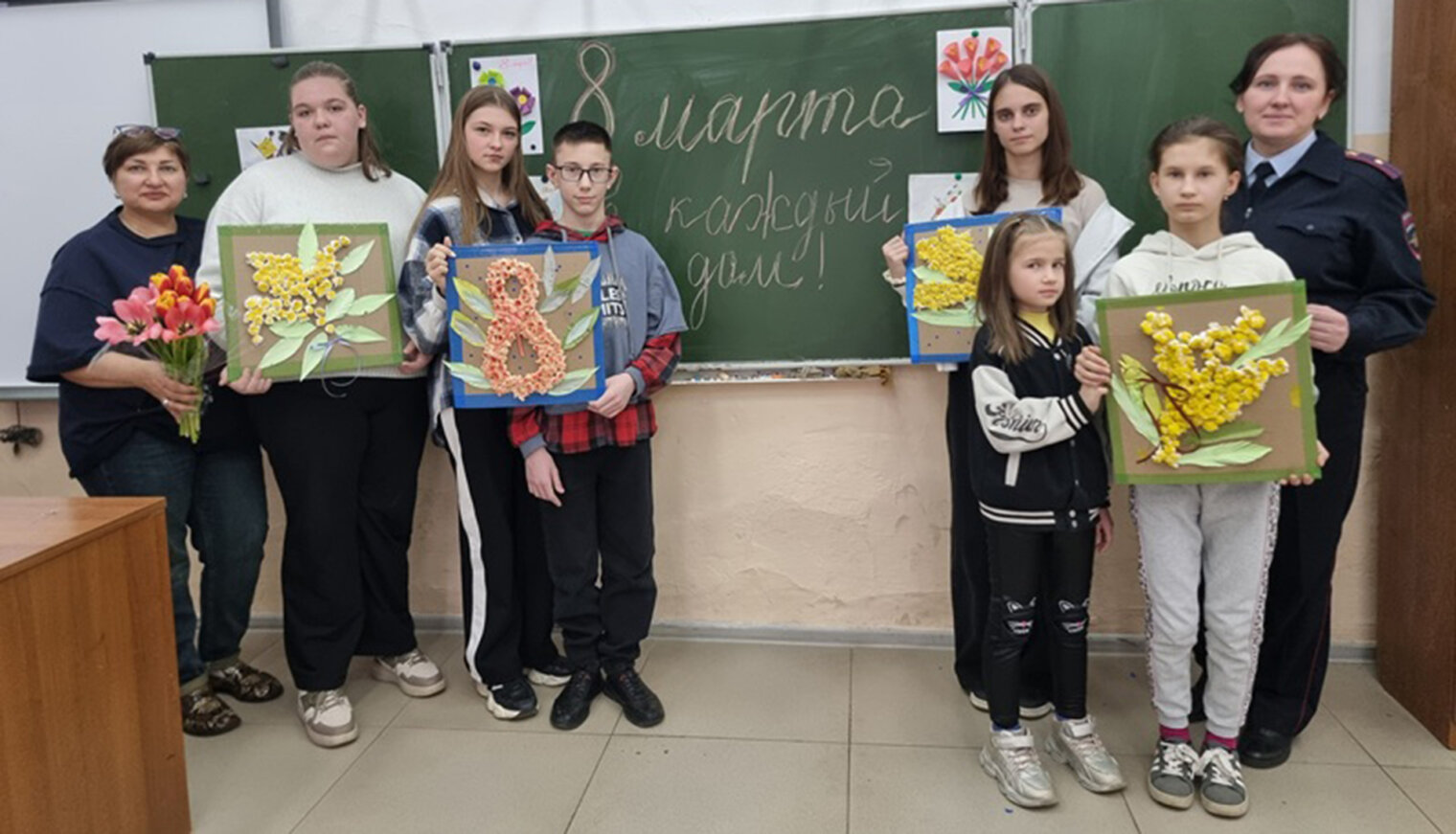Урок с транспортными полицейскими Белореченска прошёл в школе искусств села Школьного