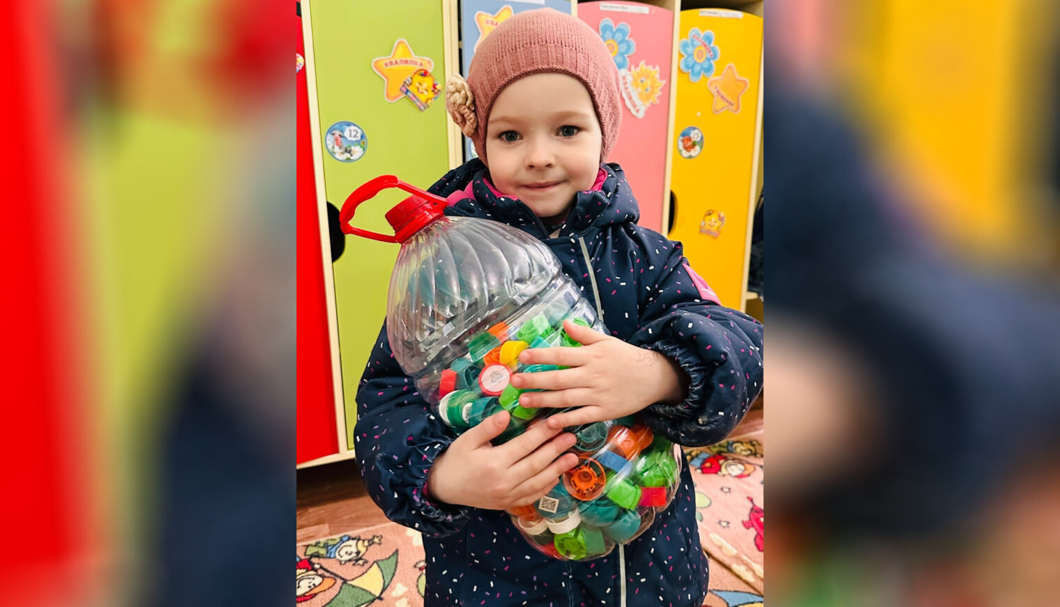 В детском саду №8 Белореченска проходит акция «Разноцветные крышки»